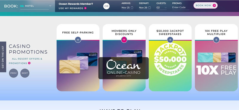 How Ocean Casino USA works